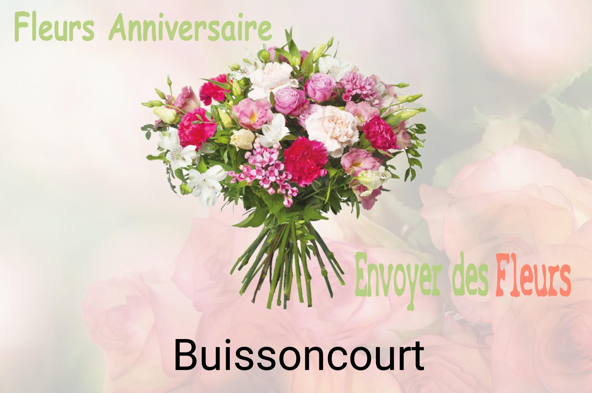 Bouquet de fleurs d’anniversaire livré à Buissoncourt