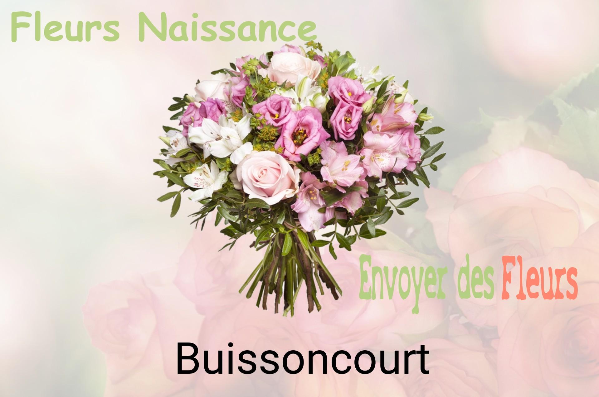 Bouquet de fleurs de naissance livré à Buissoncourt